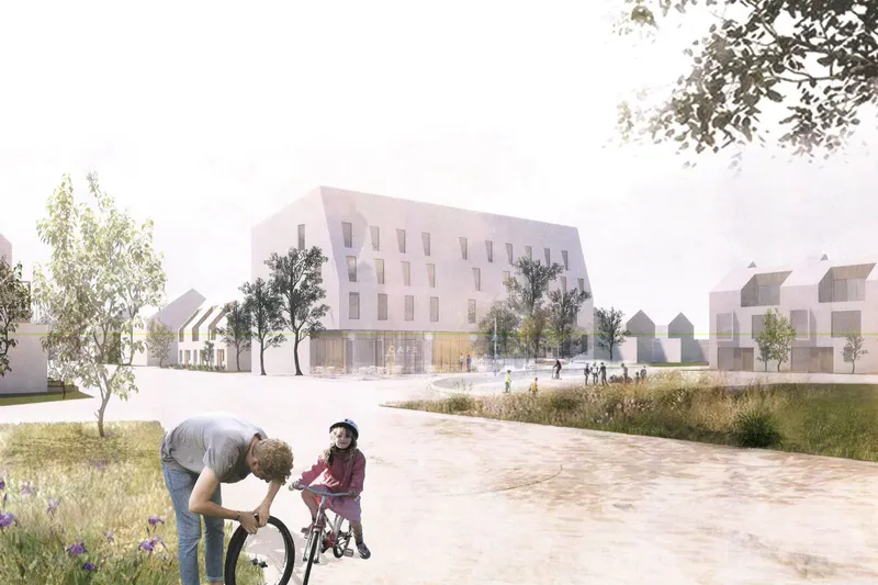 Bostadsrättsprojektet Vikhem där Kvarnerup tagit fram systemhandlingar för elinstallationen